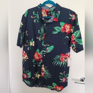 NWT Vans Trap Floral short sleeve shirt XL